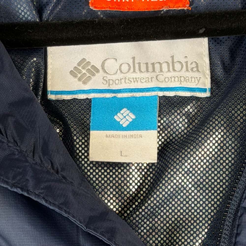 Columbia Mens Omni-Heat Insulated Puffer Jacket Blue Size L - Picture 4 of 10